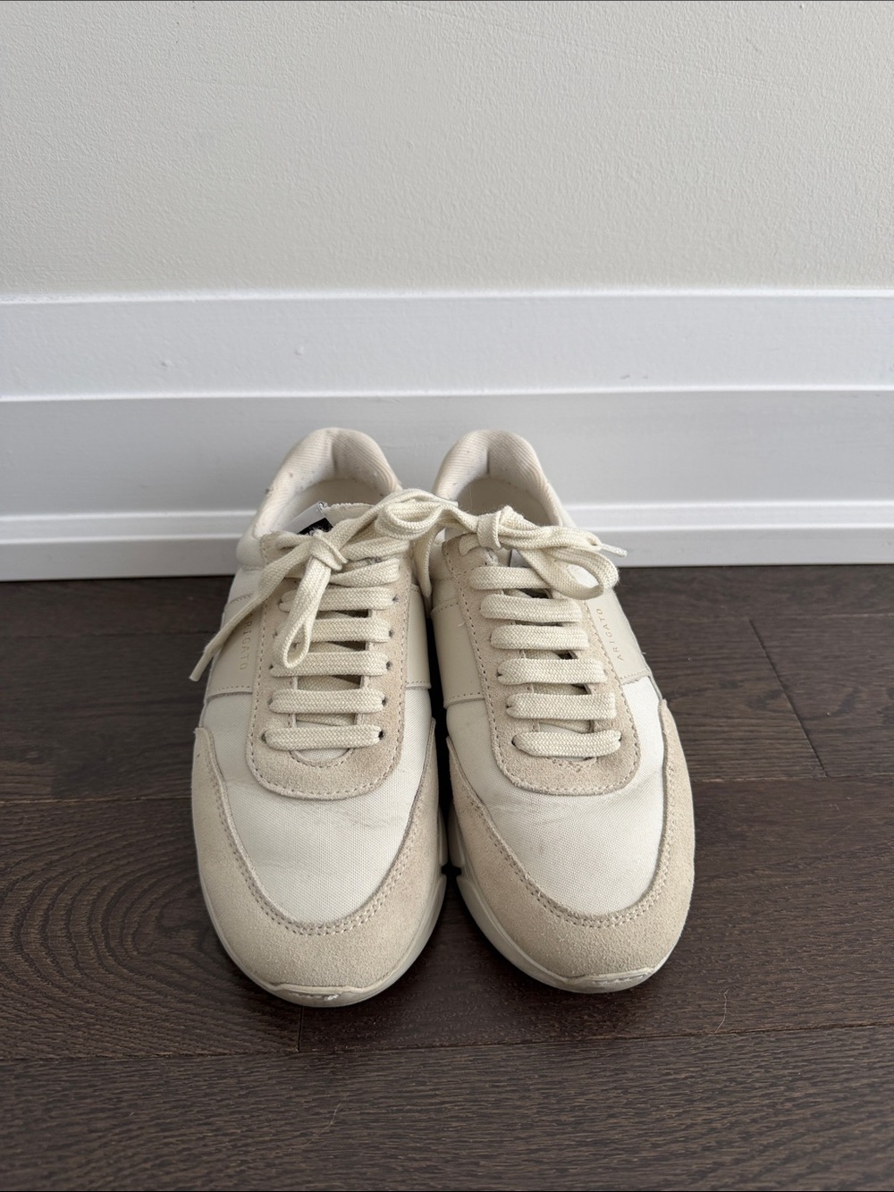 Axel Arigato cream sneakers size 36